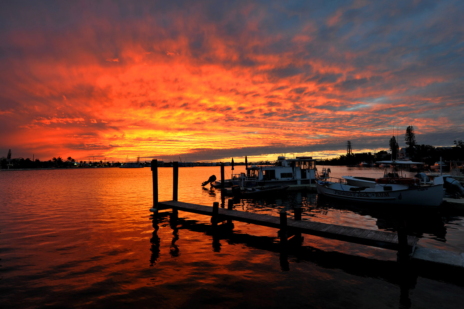 florida keys key west sunset garrison bight red sunset dock